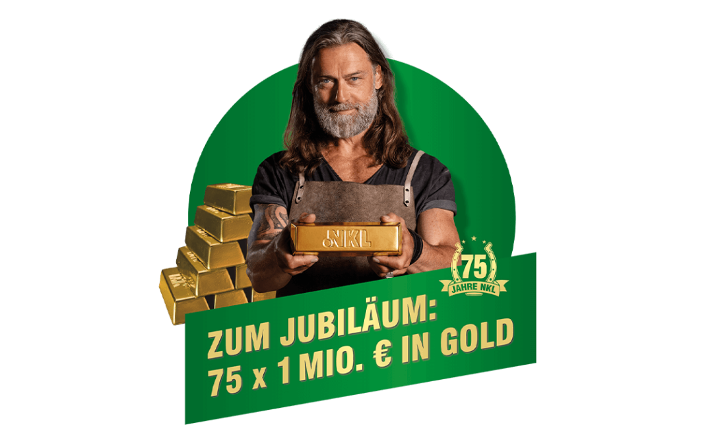 Zum Jubiläum: 75 x 1 Mio. € in Gold